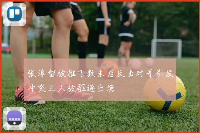 张淳智被推飞数米后反击对手引发冲突三人被驱逐出场